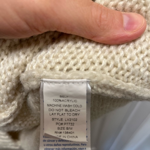 Oversized soft turtleneck sweater dress - Picture 4 of 4